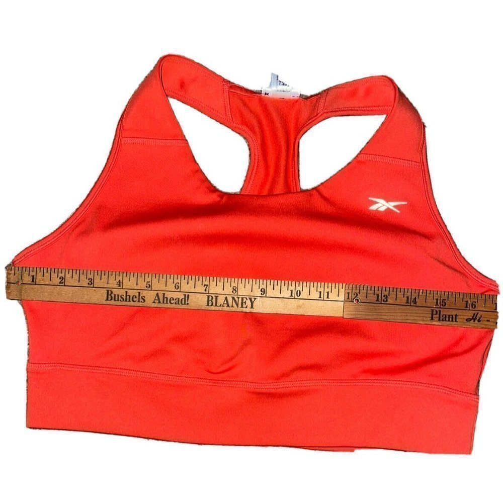 Reebok NWT Plus Size Running Essentials High-Impact Bra Dynamic Orange 1X - Picture 7 of 10